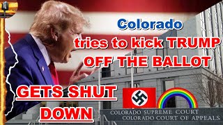 Trump REINSTATED on Colorado Ballot The Woke Left will do ANYTHING [upl. by Tongue]