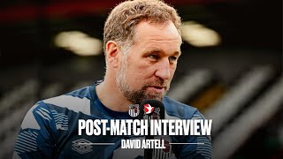 David Artell  PostMatch Interview  David Artell [upl. by Edmunda]