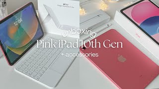 NEW iPad Air 5 starlight 2022 🤍🪐 UNBOXING  accessories [upl. by Nyrrek232]