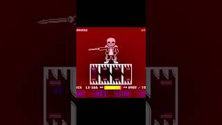 edgetale sans fight by kokakola low damage NORMAL MODE completedundertale undertaleau shorts [upl. by Beyer278]