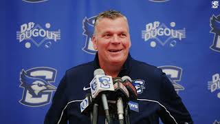 Creighton Mens Basketball Media Availability  March 25 2024 [upl. by Ezarra]