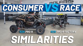 RZR Pro R vs RZR Pro R Factory Similarities SHOP TALK EP 51  Polaris Off Road [upl. by Ilyk]