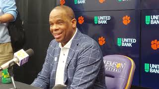 Hubert Davis On UNC Win Over Clemson [upl. by Illac]