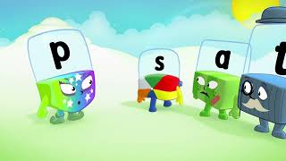 Learning videos for 5 year olds  Full episodes with CVC words  Learn phonics  officialalphablocks [upl. by Llevaj918]