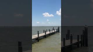 View of Dickinson amp Galveston Bay from Topwater Grill San Leon Texas [upl. by Gipsy]