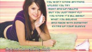 Selena Gomez ft David Henrie Make It Happen WOWP Picture slide  lyrics [upl. by Kcirddehs656]