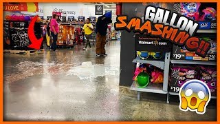 Gallon Smashing Fails In Public [upl. by Compte]