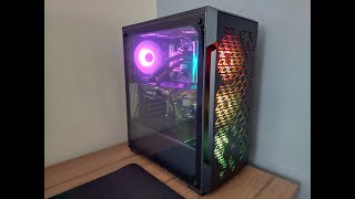 Gabinete Gamer Corsair iCUE 220T Airflow  Unboxing e primeiras impressões PTBR [upl. by Aneekahs843]