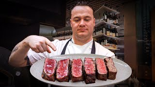 How Michelin Chefs Cook Steak From Blue to Well Done [upl. by Ocicnarf]