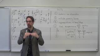 Dr B Music Theory Lesson 26 NonChord Tone Analysis [upl. by Klinger464]