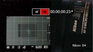 Contrast Autofocus Speed Comparison Nikon D3s D4 [upl. by Lorelei]