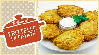 FRITTELLE DI PATATE  ROSTI  Potato Pancakes sub eng [upl. by Aidam]