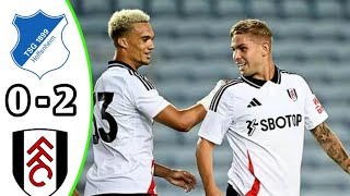 Hoffenheim vs Fulham 02 Highlights  Friendly Match 2024 eFootball Game Play [upl. by Sloatman376]