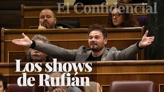 Los shows de Gabriel Rufián en el Congreso contra Aznar Ana Pastor Borrell [upl. by Ohs]