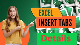 Excel insert tab details excelacademy excelformula excel [upl. by Yelsa]