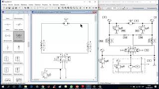 SIMULACIÓN DEL CIRCUITO DE UN MOTOR HIDRÁULICO [upl. by Skippy]