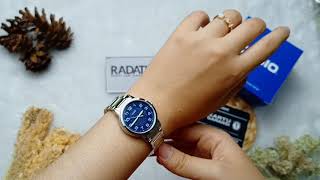 Casio Enticer Ladies Blue Dial Silver Stainless Steel [upl. by Gefen371]