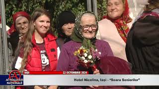 HOTEL NICOLINA  SEARA SENIORILOR  PARTEA 1  22102024 [upl. by Olenta]