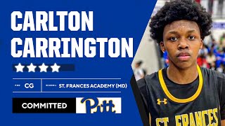 Fourstar CG Carlton Carrington COMMITS to Pitt in 2023 Class  CBS Sports HQ [upl. by Berck922]