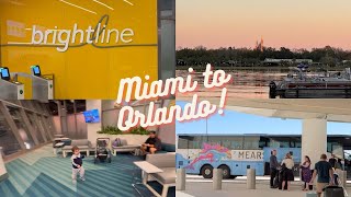 Riding the NEW Brightline train to ORLANDO 2024🚆Mears connect advice amp more brightline train [upl. by Kelsy21]