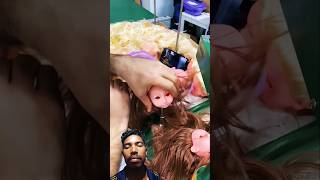 How to give hair a doll😲😲😲😀😀😀 baby satisfying shorts [upl. by Aisatna]