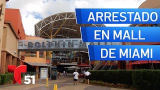 Presunto miembro del Tren de Aragua arrestado en centro comercial de Miami [upl. by Shenan]