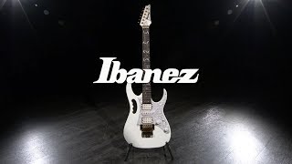 Ibanez Jem7V Steve Vai 2018 White  Gear4music demo [upl. by Hpeosj]