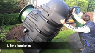 Rainwater Harvesting System installation [upl. by Aihseket]