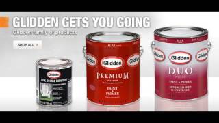 Home Depot Glidden Paint [upl. by Kcirde665]