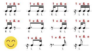 Common 16th Note Rhythms  11 Easy Sight Reading Exercises To MASTER Them 🎵👌 [upl. by Anayk]