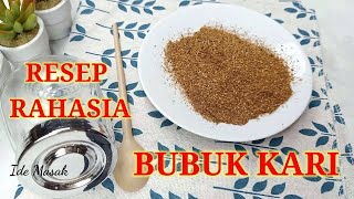 RESEP RAHASIA BUBUK KARI  bubuk kari serbaguna [upl. by Billat]