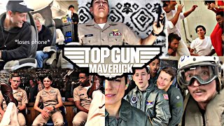 Top Gun Maverick Cast being chaotic for 14 min straight Part 1 [upl. by Akcebar]