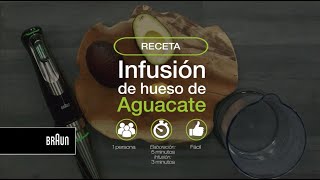 Braun Minipimer 9  Infusión de hueso de aguacate  Receta [upl. by Truc598]