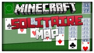 Minecraft Map  SOLITAIRE The Classic Solitaire Card Game in Minecraft 183  18 [upl. by Bernie]