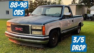 Lower your 8898 GMCCHEVY Truck for DIRT CHEAPPart 2 of the Build [upl. by Eelyak450]