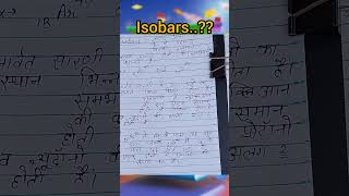 What is Isobars  Isobars kya hote h drxvishal24 chemistry [upl. by Nahtaj683]