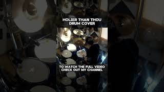 🔥 quotHolier Than Thouquot Metallica Drum Cover 🔥  Explosive Preview 🤘shorts drumcover [upl. by Adiana]