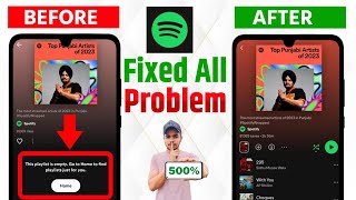 😥 Spotify Not Working  How To Fix Spotify Playlist Empty  This Playlist Is Empty Spotify Problem [upl. by Meir]