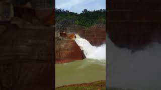 Spillway gates opening at Bakun Dam [upl. by Mcneil57]