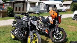 GOOD BIKELIFE  CRASH YAMAHA MT125 [upl. by Ahsinat]