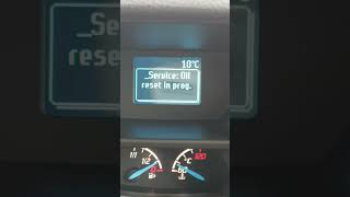 2018  FORD TOURNEO CONNECTservice message reset [upl. by Anaitsirhc]