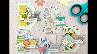 ✂️ STOPDont Throw Those Small Paper Scraps ✂️ DIY Paper Strip Embellishments  Minimal Supplies [upl. by Eanahc]