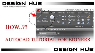 Autocad tutorial Line Command  part1 [upl. by Ateinotna938]