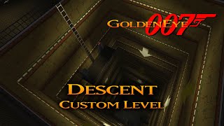 GoldenEye 007 N64  Descent Reimagined  00 Agent Custom level [upl. by Cheria89]