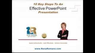 Effective PowerPoint Presentations 10 Key Steps [upl. by Stanly]