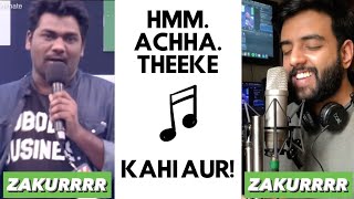 Zakir khan  ye muskan ki chamkan kahi or  ft Yashraj mukhate [upl. by Nnylatsyrc]