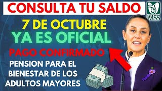 🤑💥 ¡CONFIRMADO Revisa tu saldo AHORA MISMO PENSIÓN BIENESTAR para ADULTOS MAYORES depositada 🎉💵 [upl. by Rehm]