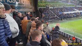 Leicester fans chants in Randers  UEFA Conference League 202122 [upl. by Ho]