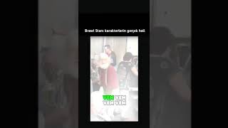 Brawl starstaki karakterlerin gerçek hali 😱😱😱part 1 brawlstars funny funny keşfet [upl. by Hoffarth672]