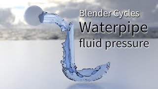 Blender Cycles  Fluid pressure [upl. by Assira]